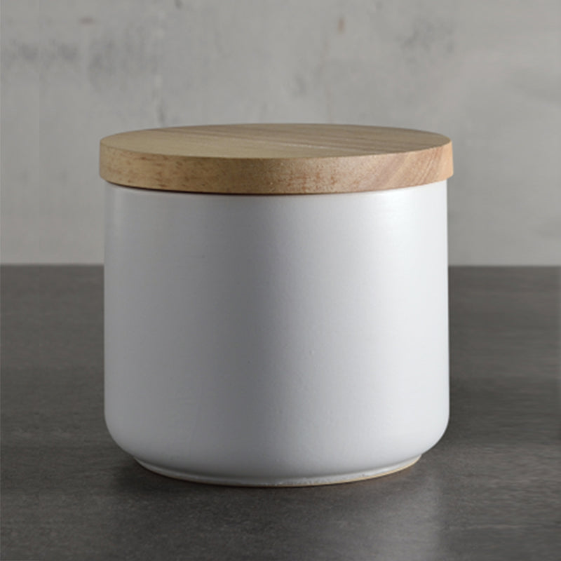 Ceramic high and low airtight jar
